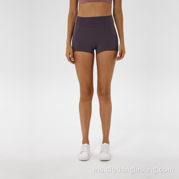 Wanita Pinggang Tinggi Sexy Yoga Shorts